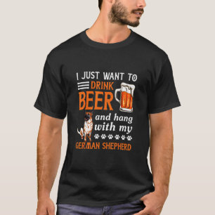 And Hang With My German Shepherd T-Shirt