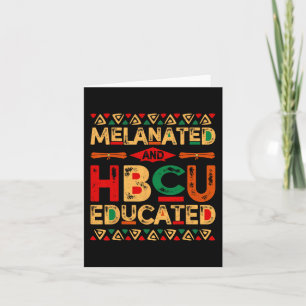And Hbcu Educated Africa Pride Black History Month Card