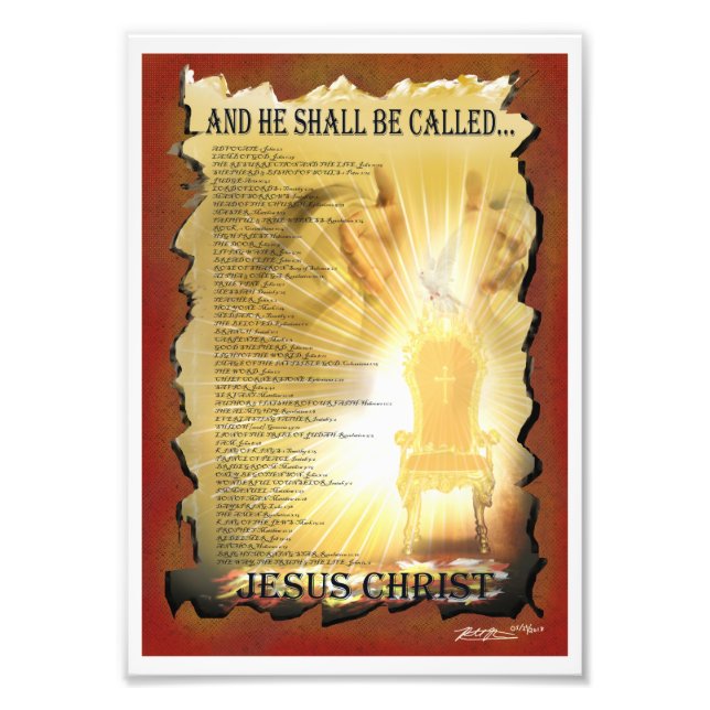 AND HE SHALL BE CALLED... PHOTO PRINT (Front)