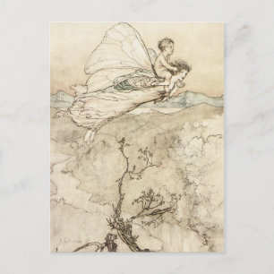 And Her Fairy Sen Postcard