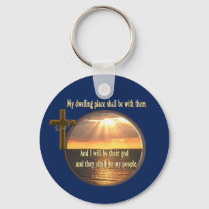 And I shall be their God Key Ring