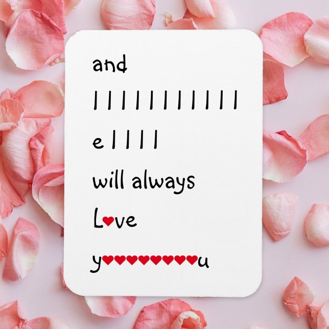 And I Will Always Love You Funny Witty Humour Quot Magnet (And I Will Always Love You Funny Witty Humor Quote Magnet)