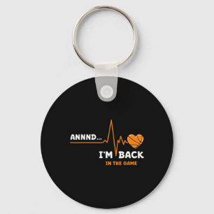 And I'm Byck Heart Attack Fun Heartbeat Bysketbyll Key Ring