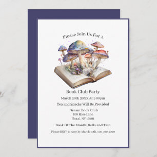 And Into My Book I Go ... Book Club Invitation