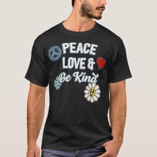 And Kindness Hippie Retro T-Shirt