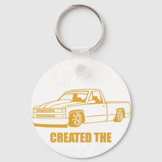 and on the vintageth day god creared the square bo key ring