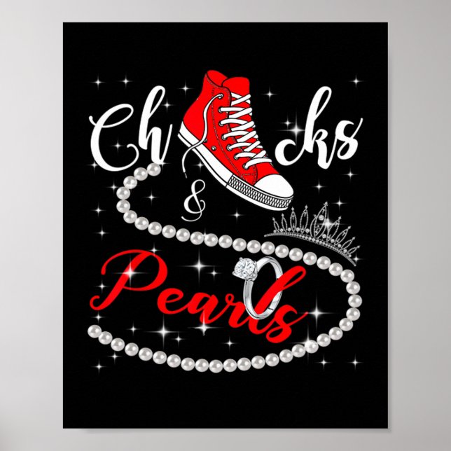 And Pearls 2024 Kamala Harris 2024 Vote President  Poster (Front)