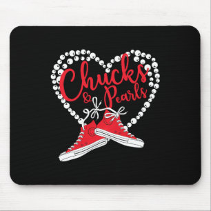 And Pearls I'm With Her Kamala 2024 1  Mouse Pad