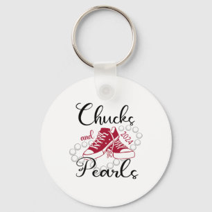 And Pearls I'm With Her Kamala 2024 For President Key Ring