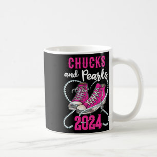 And Pearls I'm With Her Kamala 2024 President Coffee Mug