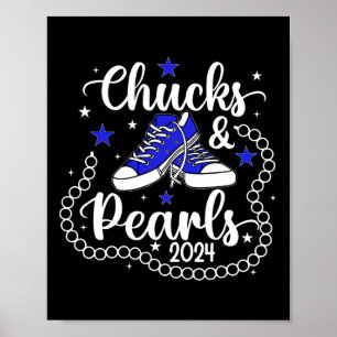 And Pearls Kamala Harris 2024 Meme Vote President Poster