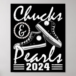 And Pearls Kamala Harris 2024 Usa Election 2024 1  Poster
