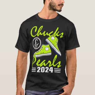 And Pearls Kamala Harris 2024 Usa Election 2024 2 T-Shirt
