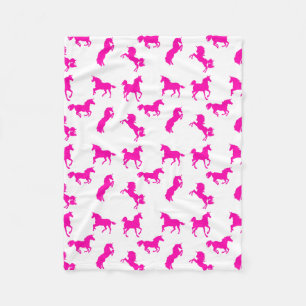 And Pink Unicorns, Too! Fleece Blanket