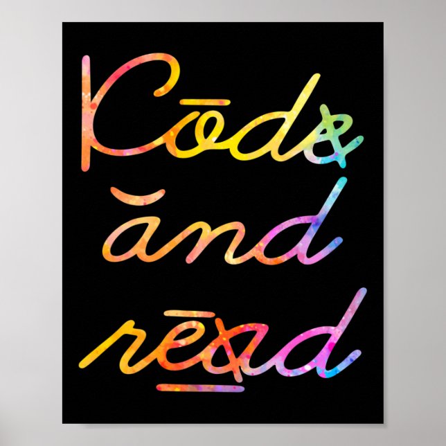 And Read Dyslexia Awareness  Poster (Front)