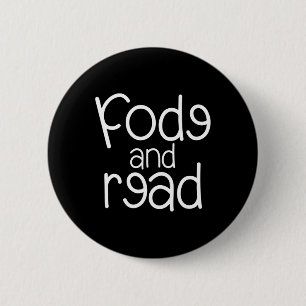 And Read Dyslexia Warrior Dyslexic Dyslexia Awaren 6 Cm Round Badge