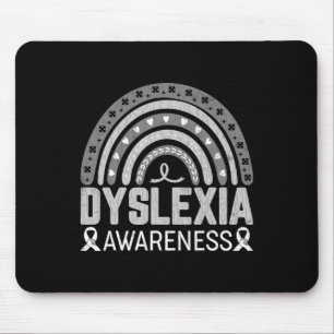 And Read Funny Dyslexia Awareness Graphic Mouse Pad