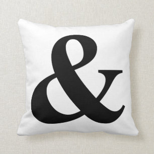 & And Sign Ampersand Logogram Symbol Icon Shortcut Cushion