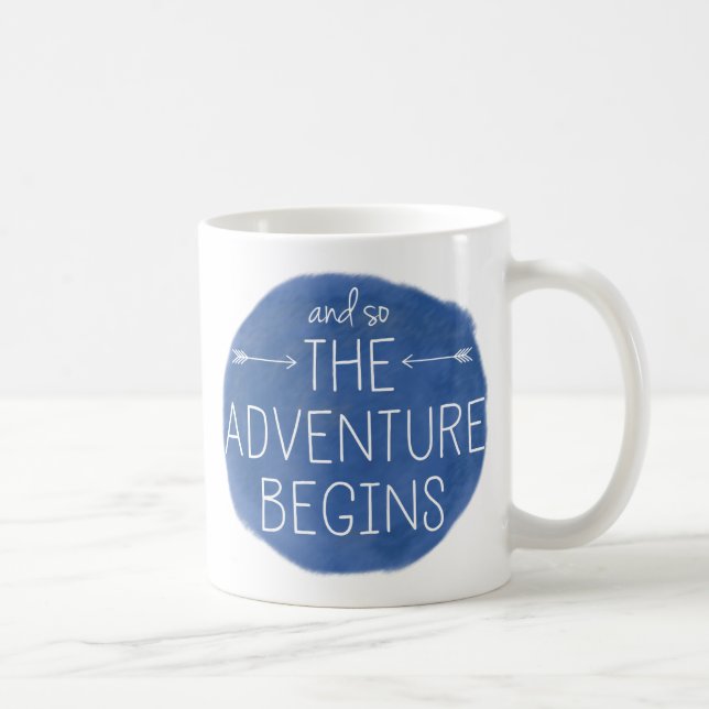 And So The Adventure Begins Coffee Mug (Right)