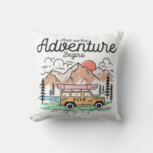 And So The Adventure Begins Cushion