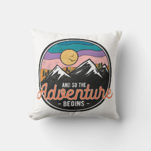 And So The Adventure Begins Cushion