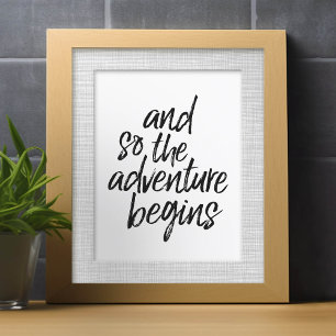 And So the Adventure Begins Custom Letterhead