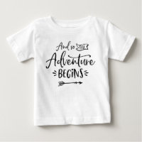 And So The Adventure Begins Hand Lettered