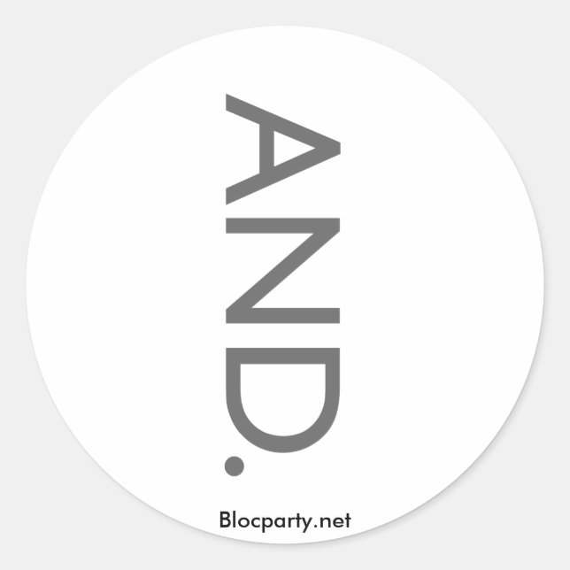 AND stickers (Front)