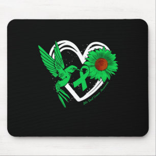 And Sunflower Heart Bile Duct Cancer Awareness Day Mouse Pad