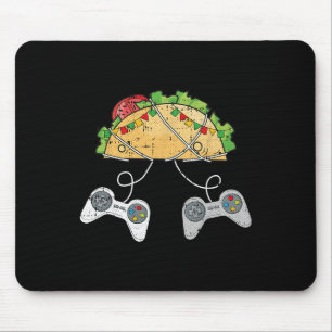 And Tacos Cinco De Mayo Video-game Mexican Food Ga Mouse Pad