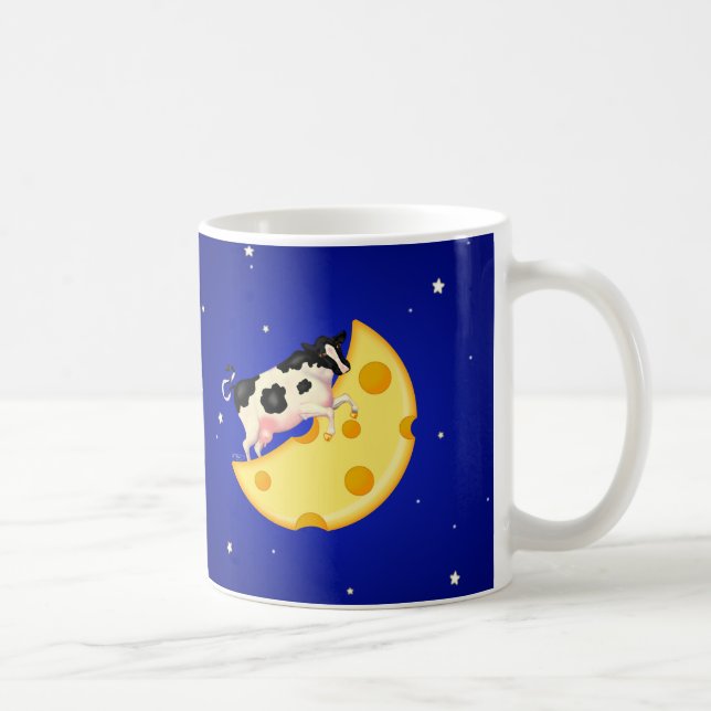 And the Cow Jumped Over the Cheese Moon Coffee Mug (Right)