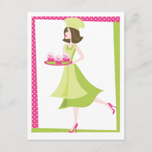 And the Cupcakes Were Pink Postcard