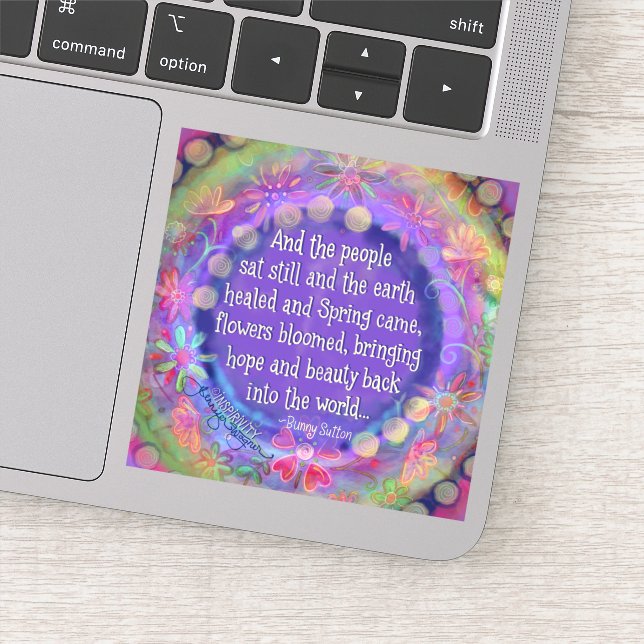 And the People Sat Still Pretty Floral Inspirivity (Detail)