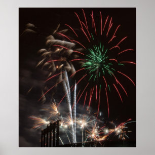 ...And the Rockets Red,Green, and Gold Glare Poster