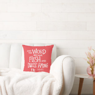 And the Word became Flesh Cushion