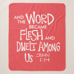 And the Word became Flesh Sherpa Blanket