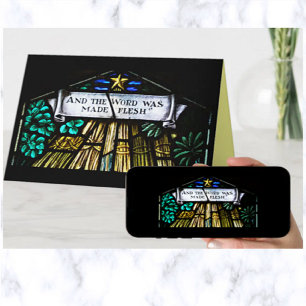 And The Word Was Made Flesh Christmas Card