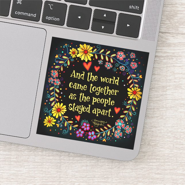 And the World Came Together Fun  Inspirivity (Detail)