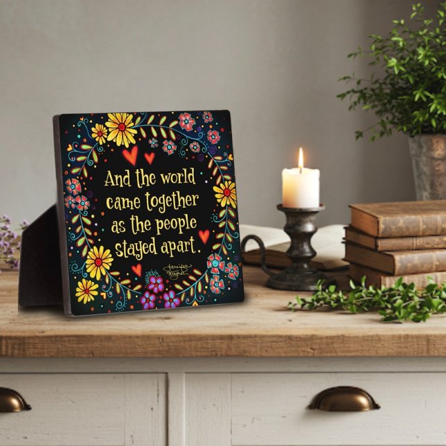 And the World Came Together Inspirivity Plaque (Creator Uploaded)