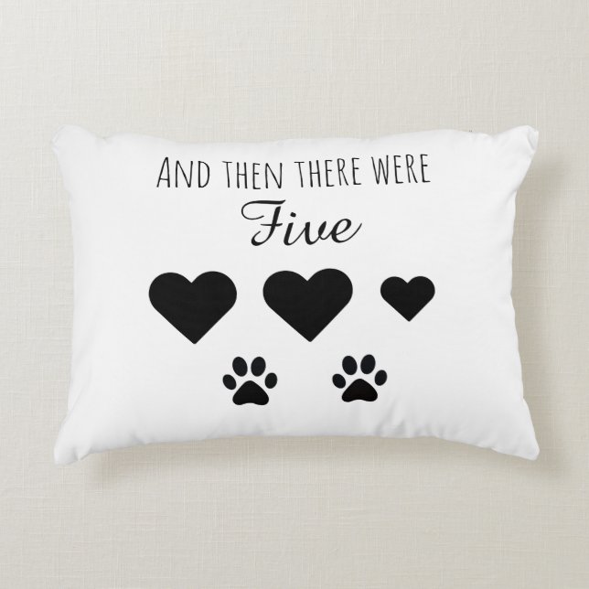 And then there were Five Decorative Cushion (Front)