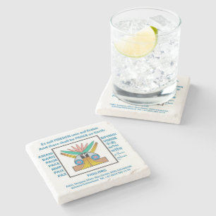 And there shall be PEACE on Earth Stone Coaster