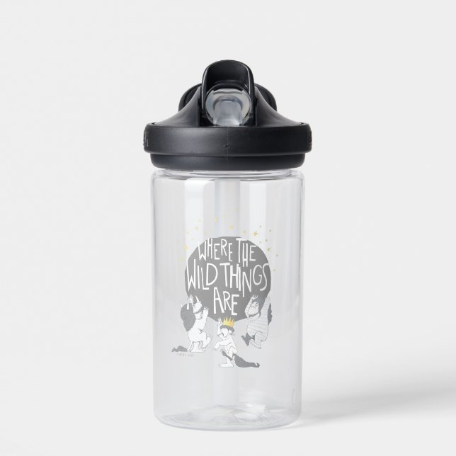 And they Roared Their Terrible Roars! Water Bottle (Front)