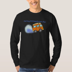 And They Rvd Happily Ever After Rv Motorhome Campi T-Shirt