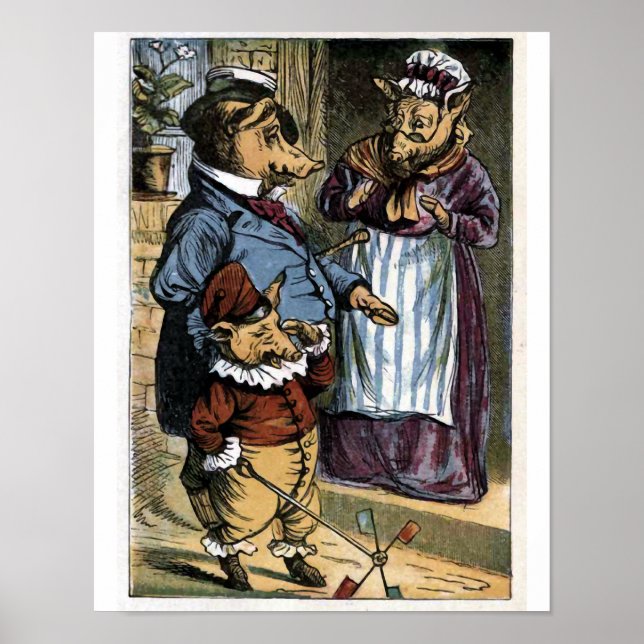 And this little piggy went crying ...... poster (Front)