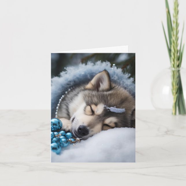 And to all a good night  holiday card (Front)