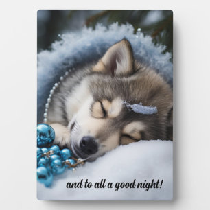 And to all a good night plaque