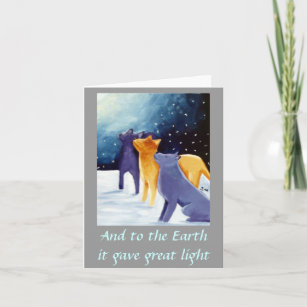 And to the Earth it gave Great Light Holiday Card