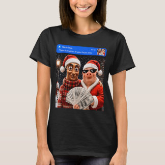 And Tung Tung Sahur Front Door Motion Chirstmas T-Shirt