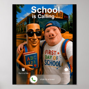 And Tung Tung Tung Sahur Back To School Is Calling Poster