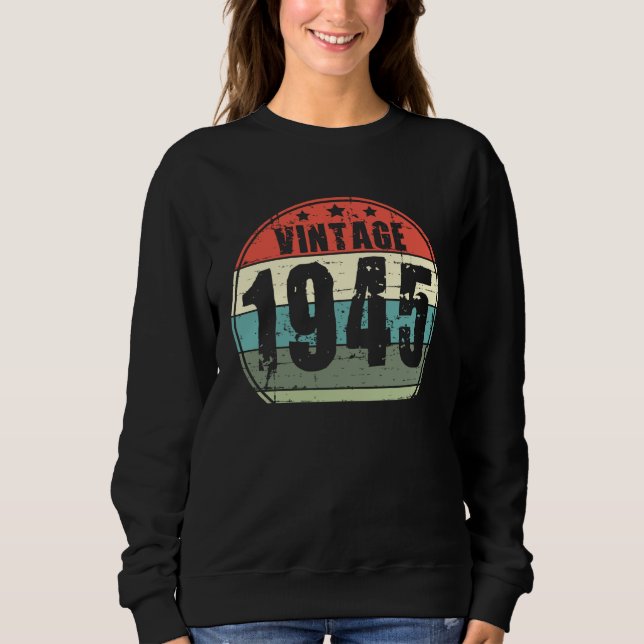 and vintage 1945 sweatshirt (Front)